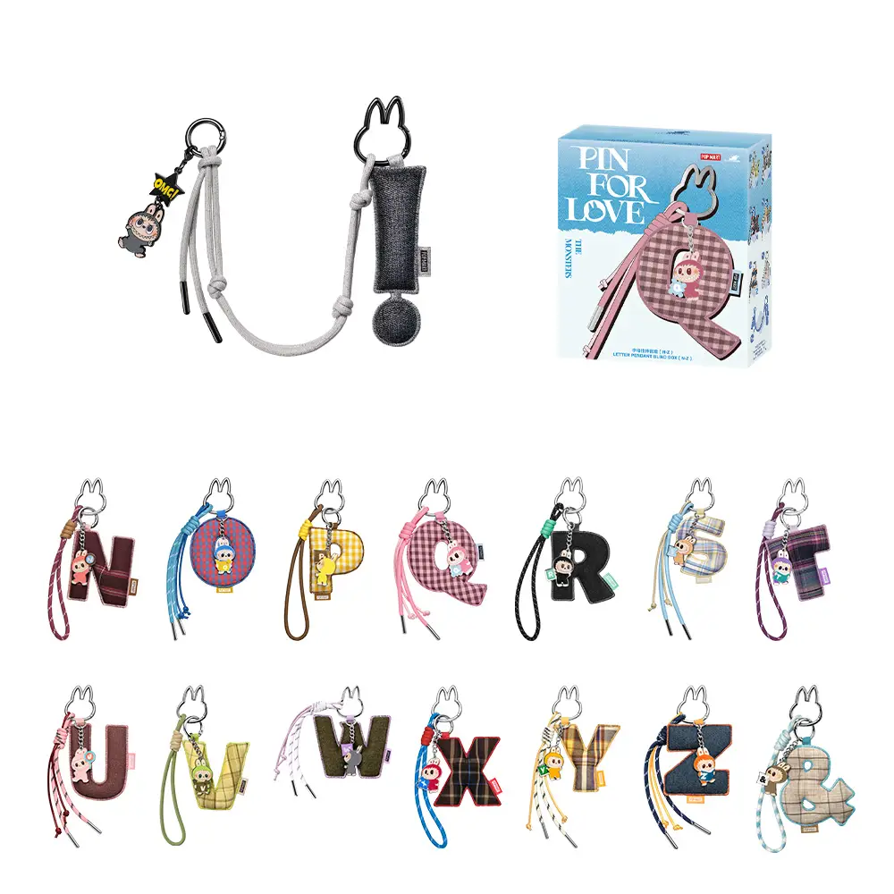 THE MONSTERS Pin for Love Series- Letter Pendant Blind Box (N-Z)