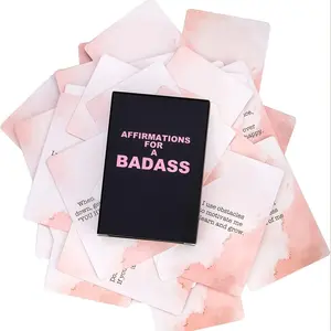 Motivational Cards - Positive Message Card, 53 Daily Inspirational Messages, Boost Confidence and Positivity, Unique Gift for Women Friends Colleagues
