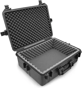 CASEMATIX Waterproof Audio Mixer Case for Behringer Xenyx X1222USB X1622USB X1204USB with Impact Absorbing Foam Protection & Durable Plastic Cover