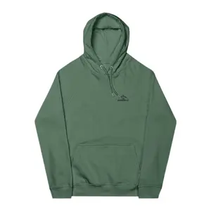 The Narrow Co Stylish Eco Friendly  Reglan Unisex Mountain Luxe Hoodie Embroidered and Hooded Design Menswear Tops Long Sleeve