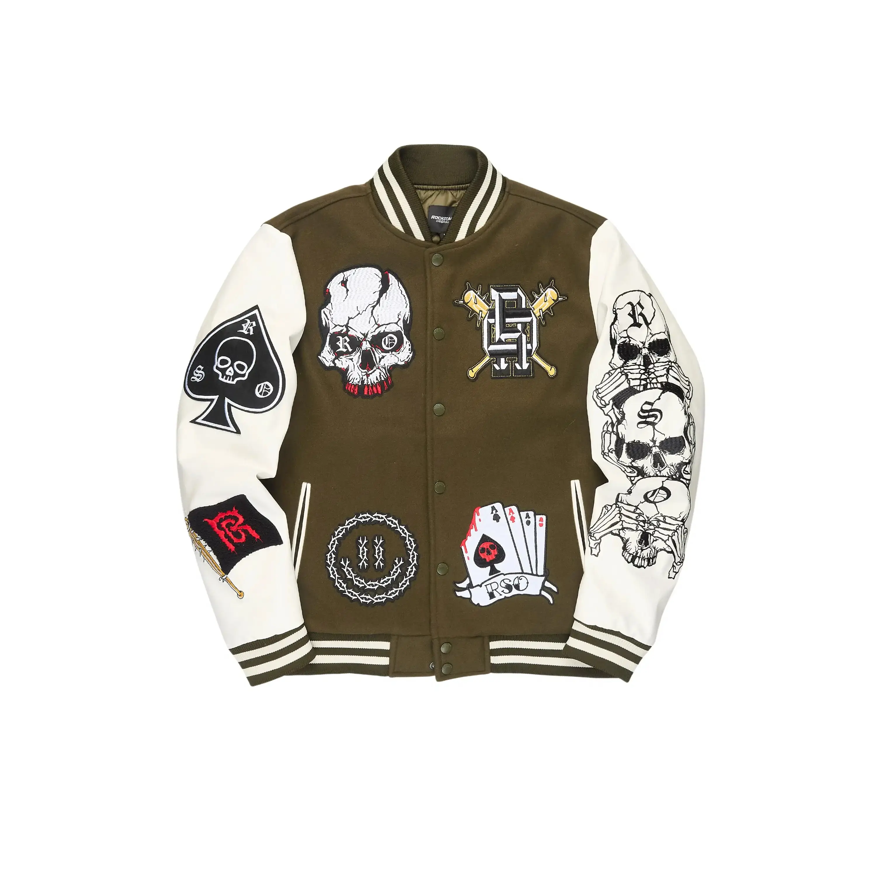 Blaze Green Varsity Jacket Blaze Green Varsity Jacket