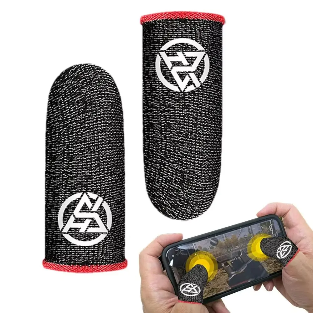 Finger Sleeves Anti-Sweat Breathable Finger Covers Ultra-Thin Design Breathable Thumb Cover Ergonomic Thumb Sleeves Thumb Grip Gaming Accessories
