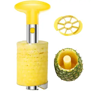 Easy Kitchen Tool Stainless Steel Fruit Pineapple Peeler, Corer, Slicer, Cutter for Efficient Use