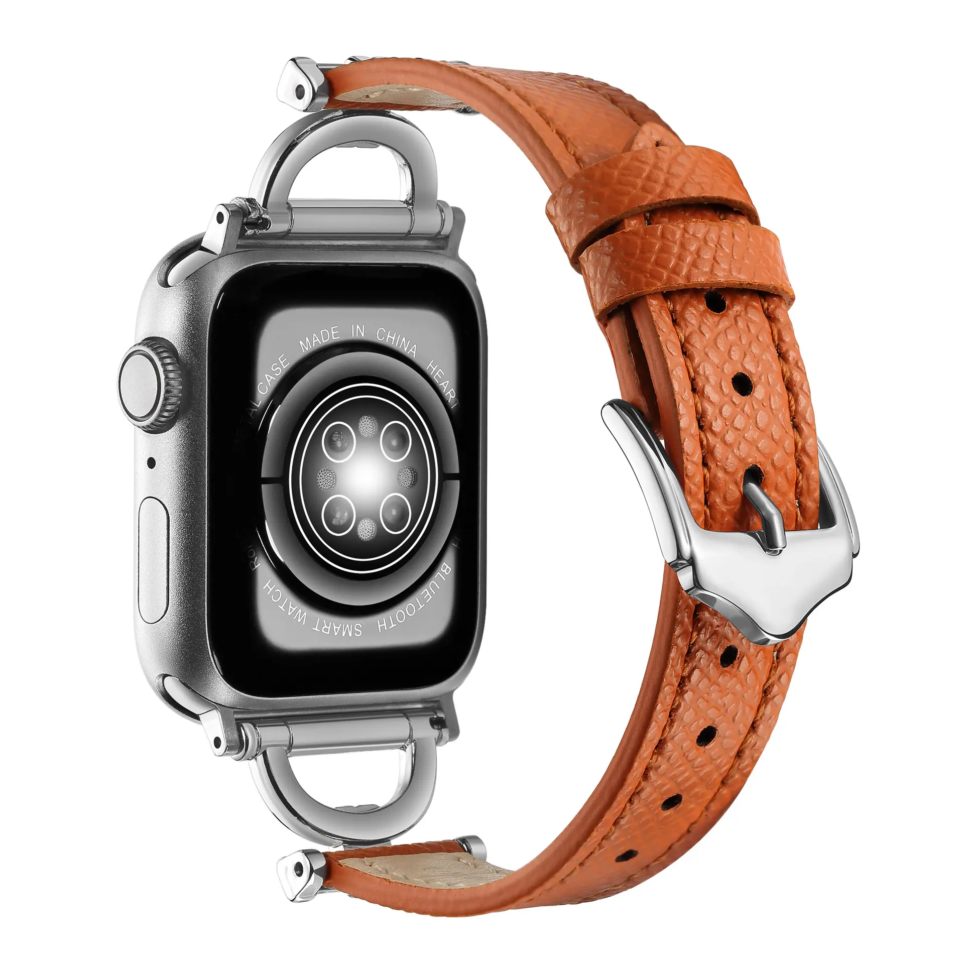 Palm lines-orange-silver