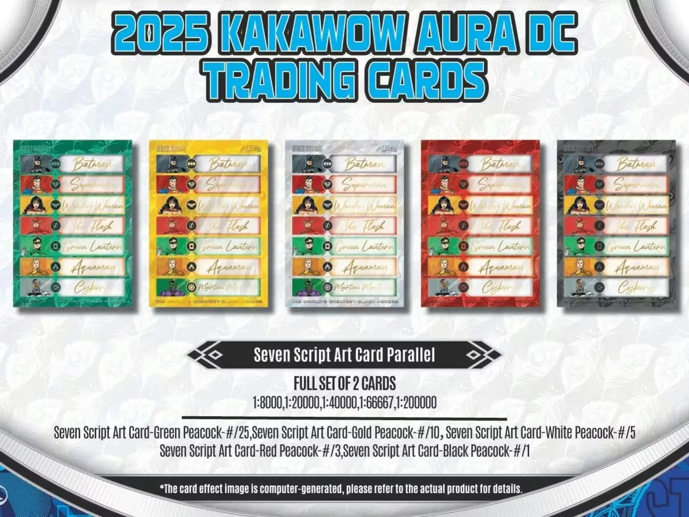 1 (ONE) BOX - 2025 Kakawow DC Aura Hobby Trading Cards - TikTok Shop
