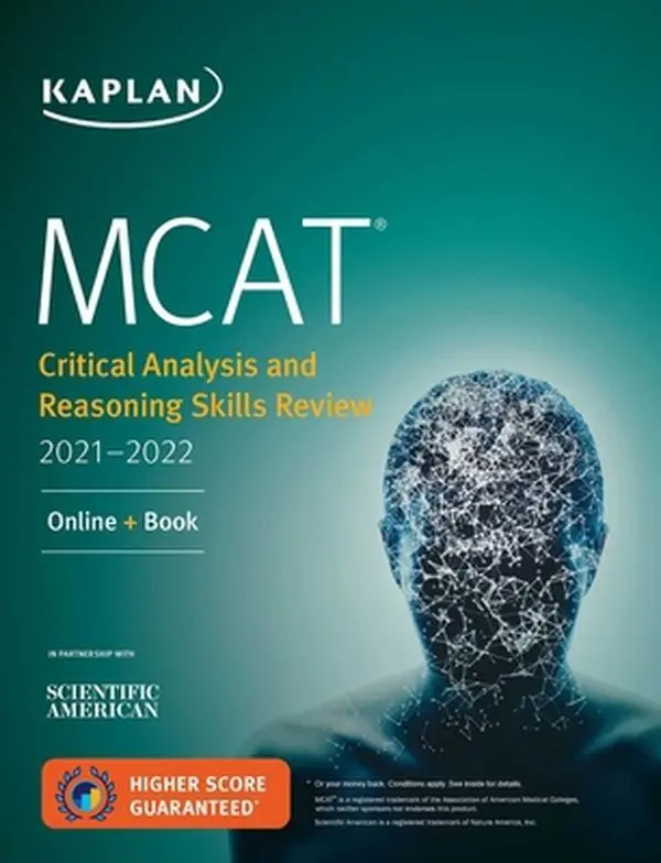 Used Kaplan Test Prep MCAT Critical Analysis and Reasoning Skills Review 2021-2022 (Paperback, English) - Online + Book, AAMC Guidelines, Practice Questions, Study Plan, Subject Review, Detailed Subject Review