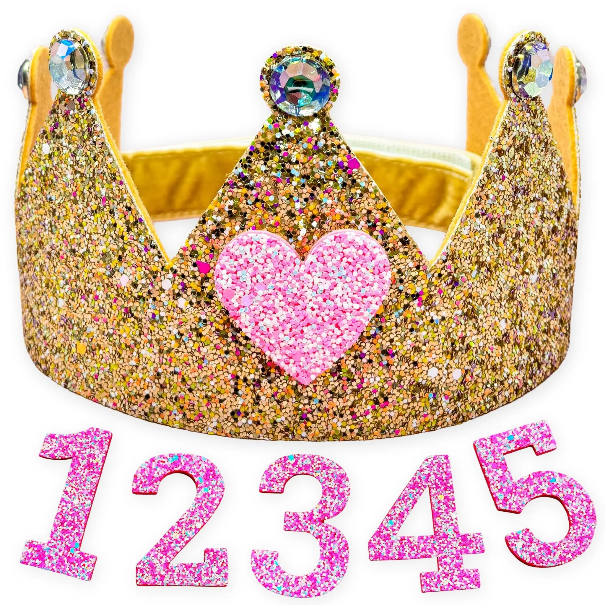 Interchangeable Happy Birthday Crown (1-5 Years)