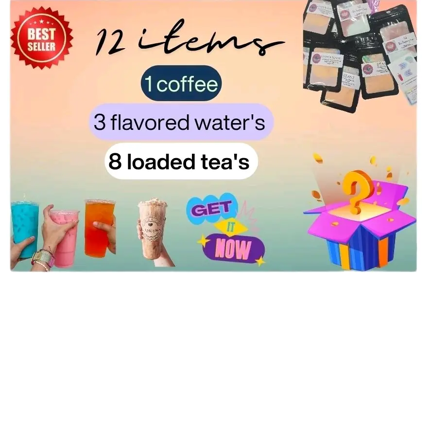 Our Fun Mystery Bag. Wanna try all our products we sell this is the perfect opportunity!! Each bag will come with 12 items in each order. 3 Flavored W