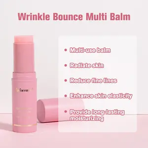 Pink Collagen Volume Multi, Reduces Fine Lines. All In One Stick for Youthful-Looking & Anti-Aging. Ideal for Under-Eyes, Neck, Forehead, Smile Lines and Lips. Perfect for Daily Use & Daily Gift.