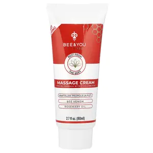 Bee & You Massage Cream, 2.7 fl oz (80 ml)