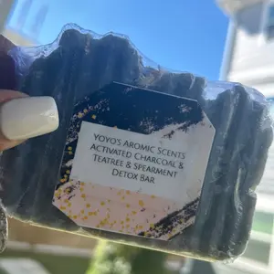 Activated Charcoal Pepperment Spearment Soap