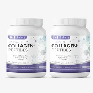 2lbs JNS-Believe Multi Collagen Peptides Powder – Hydrolyzed Type I & II Protein with Biotin – Unflavored Bovine Collagen Supplement for Women and Men – Supports Joints, Hair, Skin, and Nails