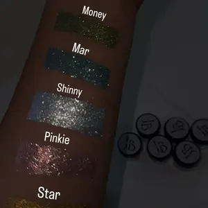 Jenley Beauty Pigments Bundle - Assorted Shades for Eyeshadow Makeup - 5 pieces