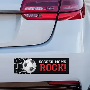 Soccer Moms Rock! Bumper Stickers, Car decal, Funny stickers, Quote sticker, Motivational decal, Witty sticker, Car accessories, Custom stickers, Vinyl decal, Auto decor, Humorous decal, Inspirational Vehicle stickers, Sticker quote