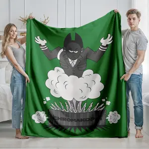 1 piece Chromakopia Brand Creative Explosion Design themed flannel blanket - Flannel blanket with modern design, suitable for sofas and beds, all-season use, super soft and comfortable, digitally printed pattern, 100% polyester material, machine