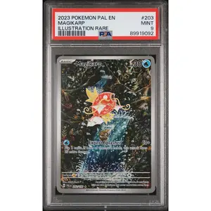 2023 Pokemon Pal En-Paldea Evolved Illustration Rare Magikarp 9 PSA #203