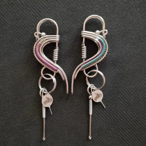 [NEW] Handcrafted Wire Wrapped Bird Keychain, Unique Gift with Colorful Crystal Charm, Gift For Dad, Motor Lovers