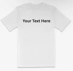 Custom Text T-Shirt, Adult