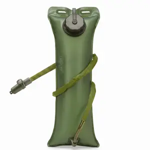 Military Green 3L Outdoor EVA Hydration Bladder | Tactical Cycling Drinking Bag | Large-Capacity Portable Soft Water Reservoir for Hiking & Mountaineering