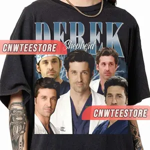 Dr. Derek Shepherd 90s Vintage  Style T-Shirt, Dr. Derek Shepherd Shirt, Classic