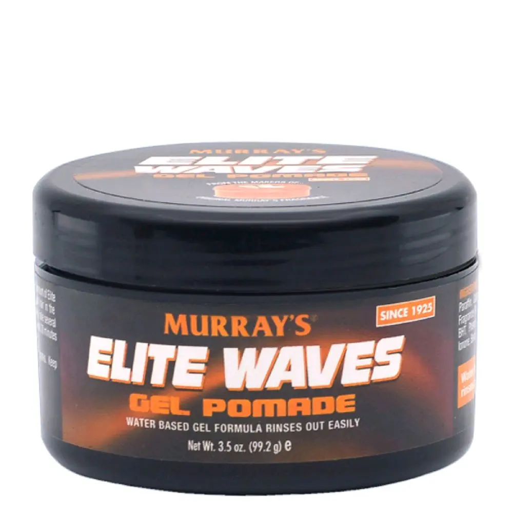 Murray's Elite Waves Gel Pomade 3.5 oz Water-Based Formula for Easy Rinse Hair Styling Product Since 1925