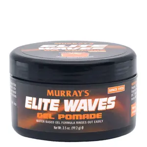 Murray's Elite Waves Gel Pomade 3.5 oz Water-Based Formula for Easy Rinse Hair Styling Product Since 1925