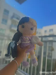 Melanie Martinez inspired k-12 crochet doll