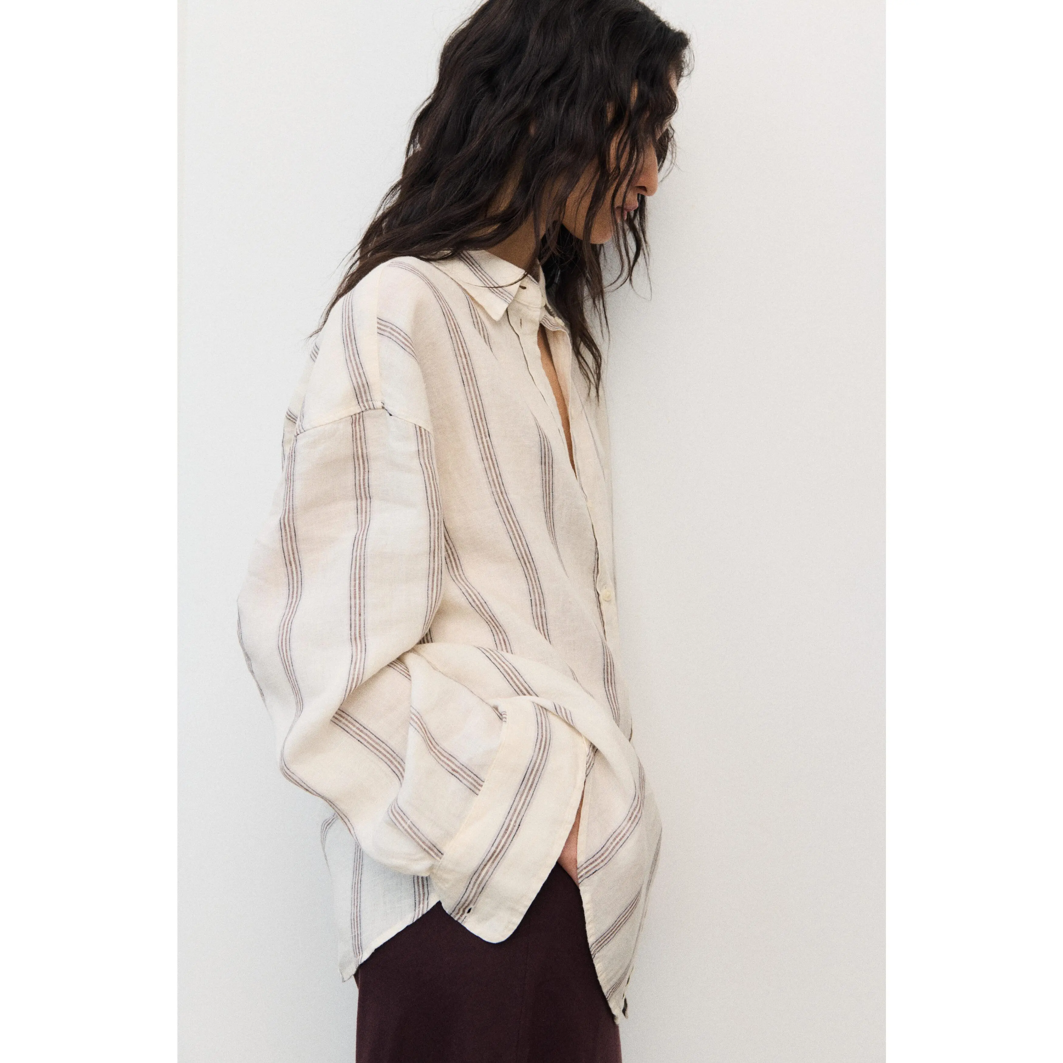 H&M Oversized linen shirt