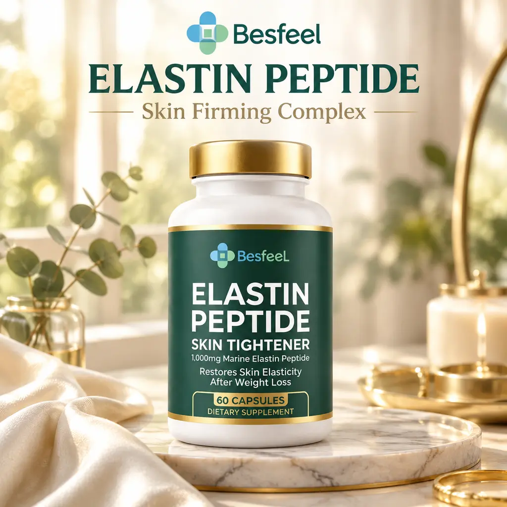 Protein Peptide Skin Firming Capsules, Beauty Dietary Supplement, Hydrolyzed Peptide Complex, Support Skin Elasticity & Smooth Appearance, Daily Skin Nutrition Capsules for Men & Women