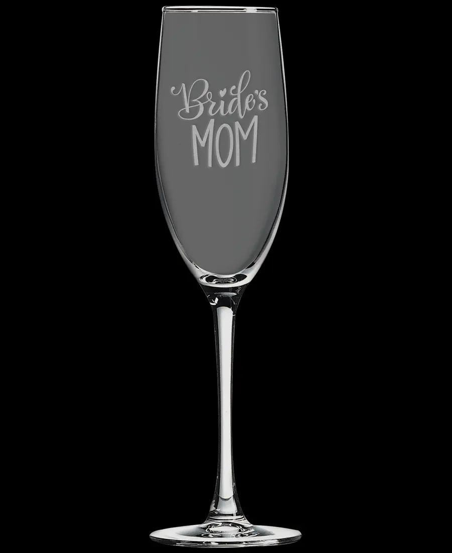 Custom Engraved 8oz Champagne Glasses Set of 12