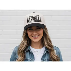 Baseball Mom Embroidered Trucker Hat, Baseball Hat, Baseball Mom Hat, Softball Mom Hat