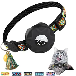 Adjustable Pet Collar with Bell & Pendant, 1pc Pet Collar with Safety Buckle, Pet Supplies for Small Medium Large Dogs & Cats