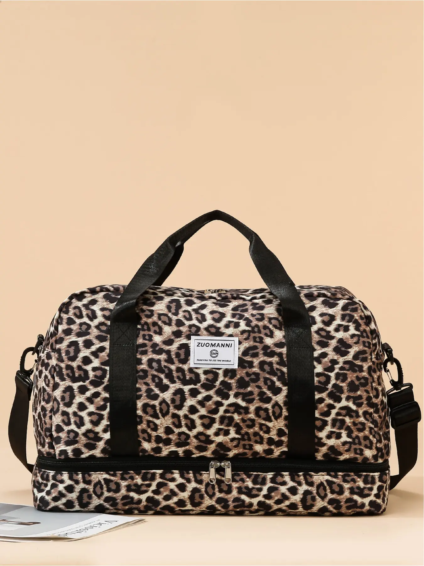 Large Capacity Single Shoulder Travel Bag, Traveling Bag Designed with Separate Shoe Compartment, Perfect for Trips and Outings