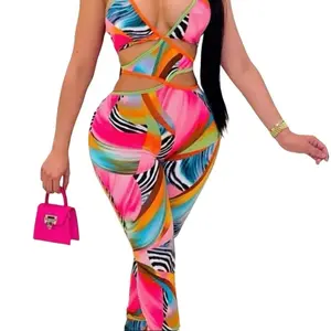 Sexy multicolored jumpsuit Clothes Womenswear Formal Casual