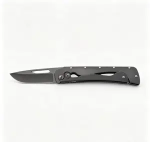 Outdoor folding knife, D2 steel foldable portable EDC sharp multi-functional pocket knife for camping