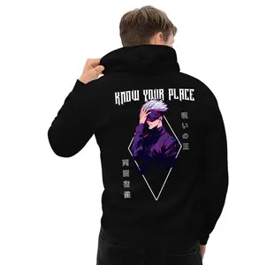 Vintsge Anime Gojo Satoru T-shirt Sweatshirt Hoodie Gift For Family Cotton Fabric, JJK Shirt, Gojo T-shirt, Anime gift fans