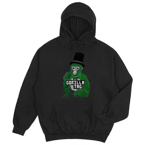 Gorilla Tag Monkey Green Top Hat Gorilla Shirt Hoodie Sweater For Kids Men