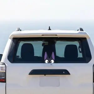 Kiki animal cartoon car decals cute animal sticker waterproof decals size 4.5inch