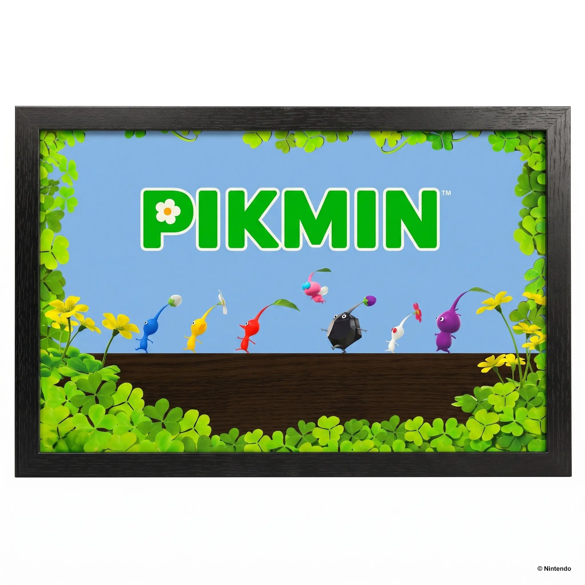 Pikmin - Pikmin Run - 11x17 Framed Gel Coat