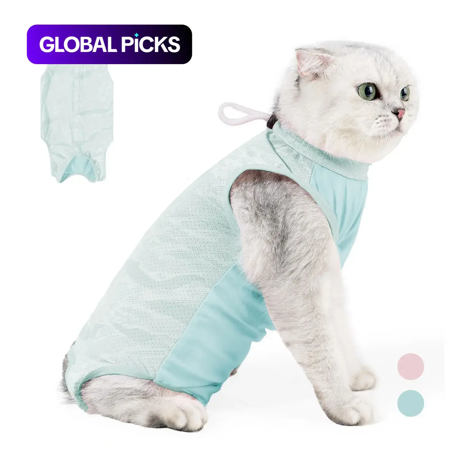 Breathable Pet Recovery Suit, Postoperative Cooling Pet Clothes, Pet Clothing for Cats & Kittens, Kitten Clothes #GLOBAL PICKS