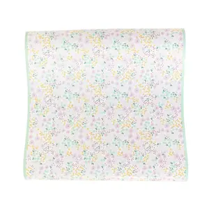 Pastel Ditsy Floral Paper Table Runner for Spring & Holiday Celebrations