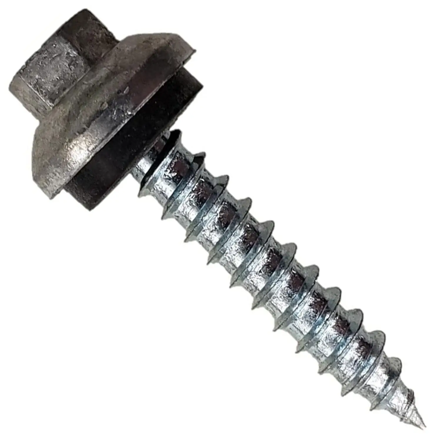 ST Fastening ZXL Self-Tapping WoodBinder Metal to  #14 x 1 1/2" Galvanized Screws with EPDM Rubber Washer, 250-Count - Designed for Metal Roofing and Siding Panels