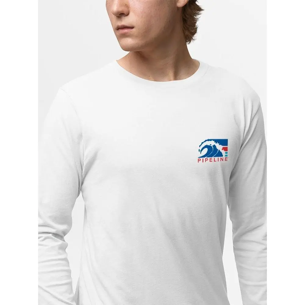 PIPELINE Original “Classic” Men’s Multi-Color Logo Long Sleeve Tee