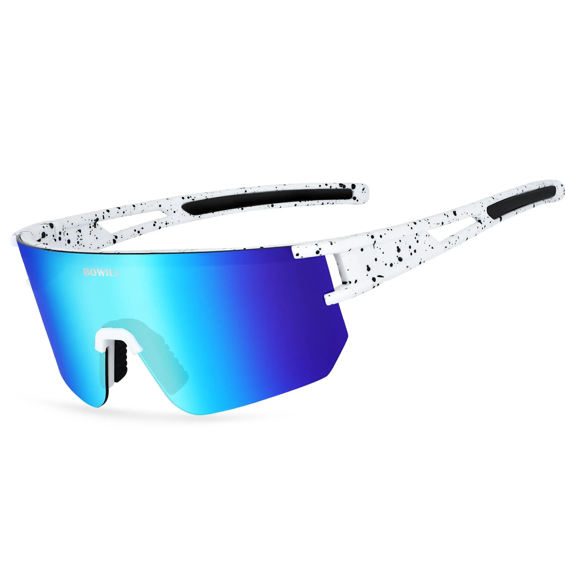 Polarized Sports Sunglasses for Men and Women,Fishing Cycling Mountain Bike Baseball Sunglasses with UV Protection