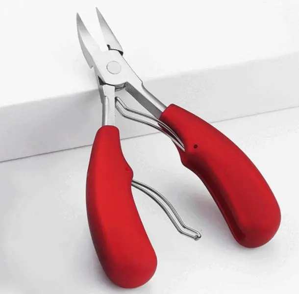 Toenail Clippers for Thick Ingrown Toe Nails Heavy Duty Precision Nail Scissor Manicure Plastic