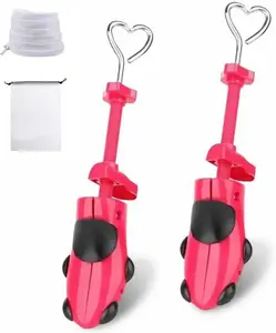 Shoe Stretcher Comes with Dust-Proof Bag, Pair of Plastic Shoe Stretcher,4 Way Ajustable.