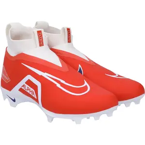 Clemson Tigers Team-Issued Orange Alpha Elite 3 Nike Cleats from the Football Program - Size 9
