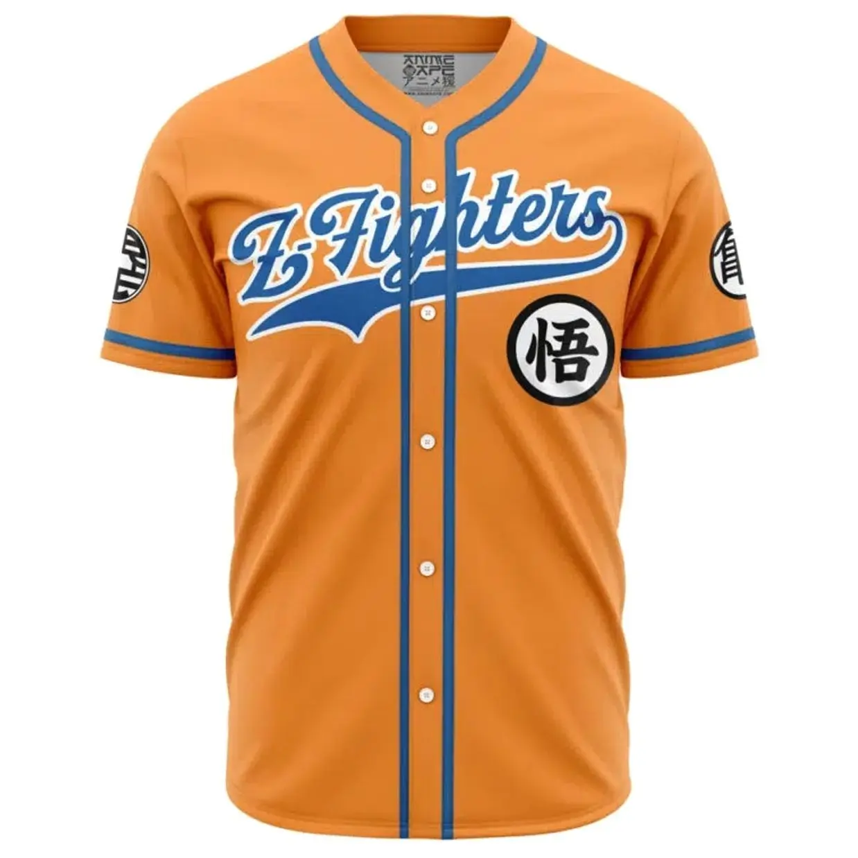 Z-Fighters Goku Dragon Ball Z Baseball Jersey INH