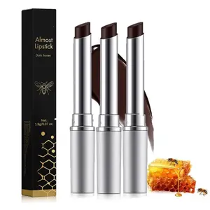 Honey Lipstick Tinted Lip Balm - Sheer Hydrating Lipstick for All Skin Tones - Moisturizing Lip Color, Nourishing Lip Balm with a Hint of Natural Black Cherry Tint lip plumper Gloss Lipgloss Cosmetic