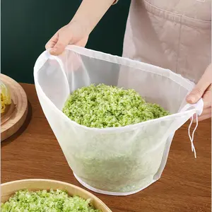 1 Wide Mouth Multi-Functional Filter Bag Kitchen Durable Fine Mesh Reusable Filter Bag Coffee Juice Soy Milk Wine Filter Easy Pour Spout Sturdy Construction Coffee Enthusiast Juice Making Kitchen Gadget Reusable Beverage Filter Bag